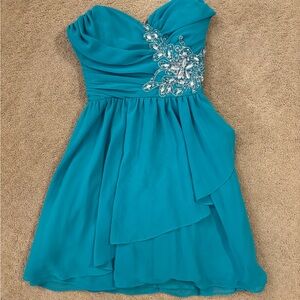 Beautiful Beaded Strapless Dress